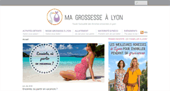 Desktop Screenshot of ma-grossesse-a-lyon.com